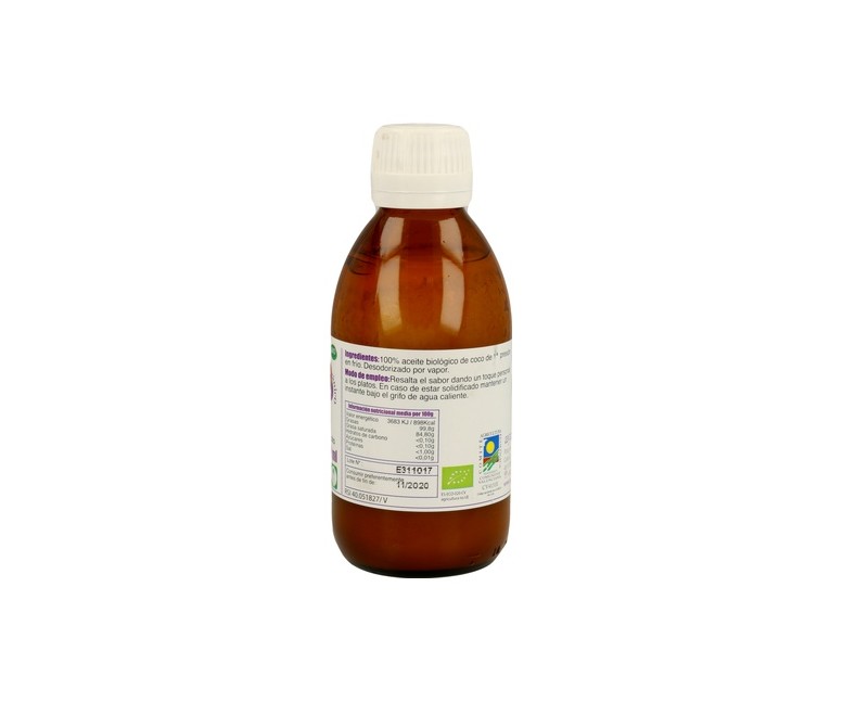 Aceite de Coco Alimenticio 200 ml de aceite (Coco) Ayurveda