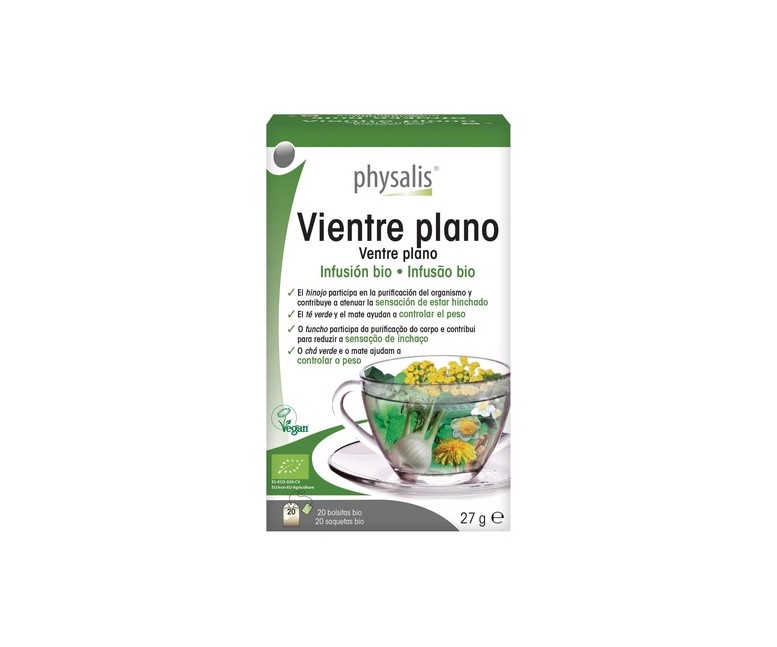 Vientre Plano Infusion Bio 20 bolsitas infusoras Physalis
