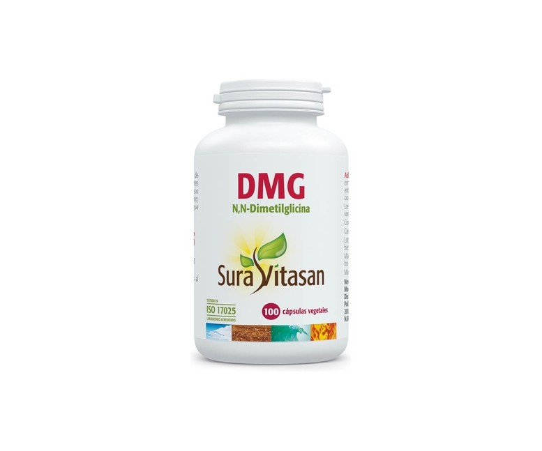 Dmg N-Dimetilglicina 100 cápsulas de 125mg Sura Vitasan