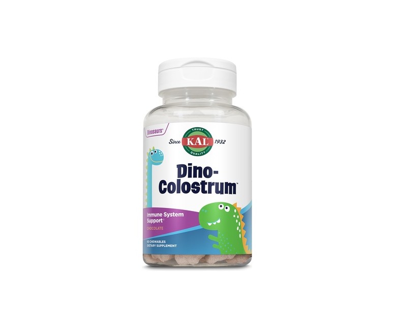 Dino colostrum niños chocolate 60 tabletas Kal