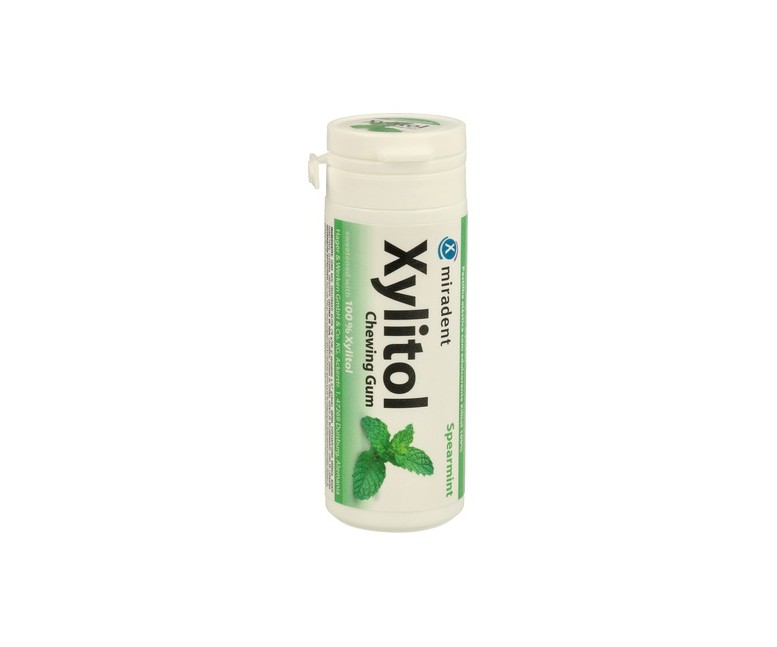 Chicles Xylitol Sabor Hierbabuena 30 unidades de 1 g Miradent
