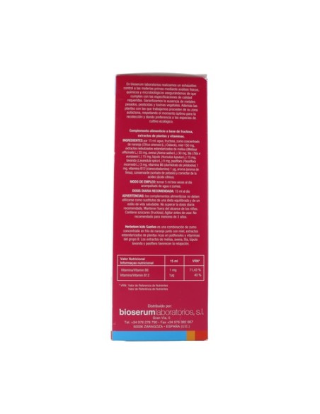 Herbetom Kids Sueños 250 ml Bioserum