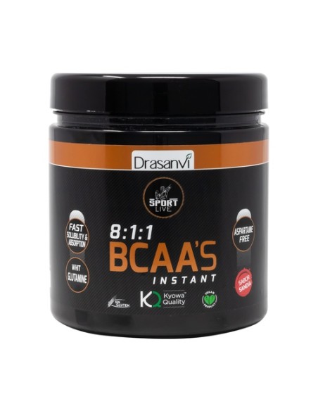 BCAAS + glutamina sandía 275 g Drasanvi