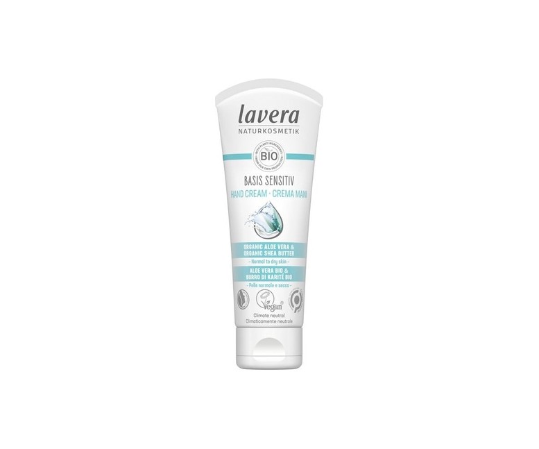 Crema manos basis sensitiv 75 ml de crema Lavera