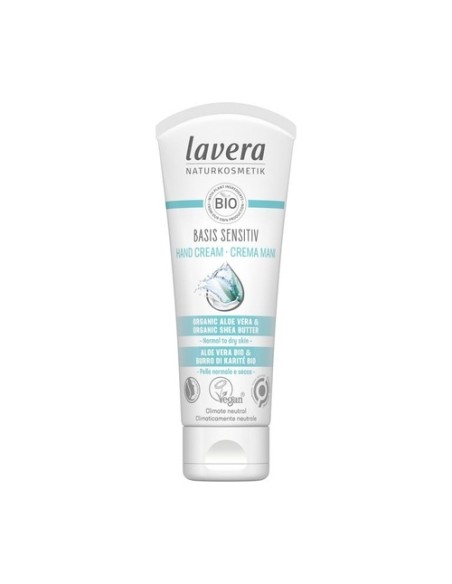 Crema manos basis sensitiv 75 ml de crema Lavera