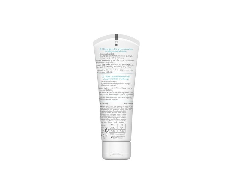 Crema manos basis sensitiv 75 ml de crema Lavera