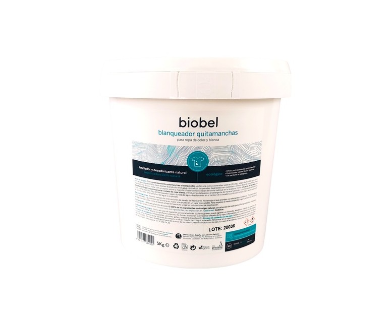 Blanqueador quitamanchas Eco 5 kg de polvo Biobel