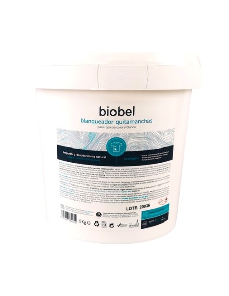 Blanqueador quitamanchas Eco 5 kg de polvo Biobel