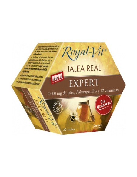 Jalea real royal expert sin azúcar 20 viales Dietisa