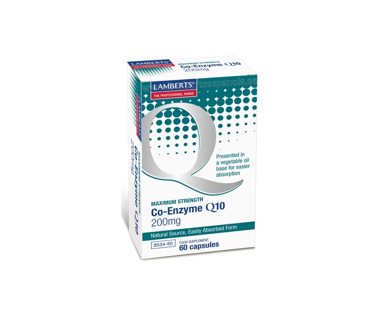 Coenzima Q10 200 mg 60 cápsulas de 200mg Lamberts