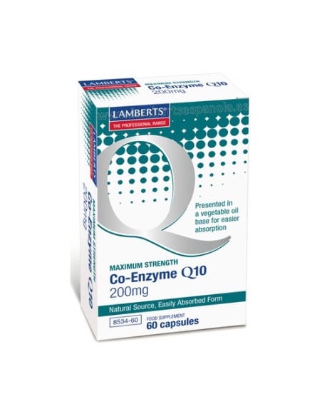 Coenzima Q10 200 mg 60 cápsulas de 200mg Lamberts