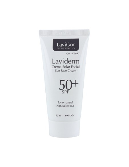 Laviderm crema solar facial con color SPF50+ 50 ml Lavigor