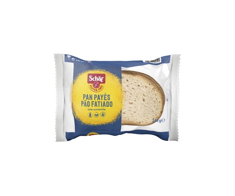 Pan de payés sin gluten 240 g Schär