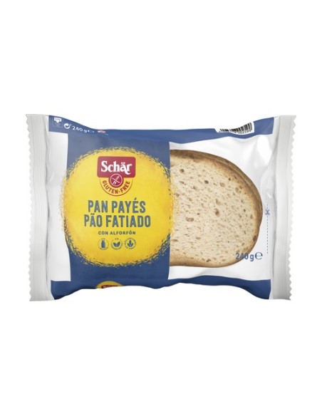 Pan de payés sin gluten 240 g Schär