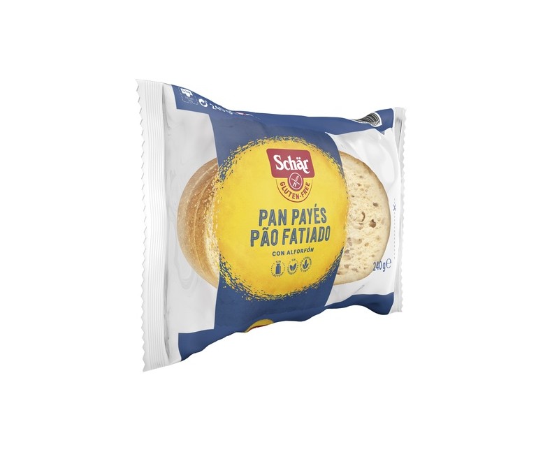Pan de payés sin gluten 240 g Schär