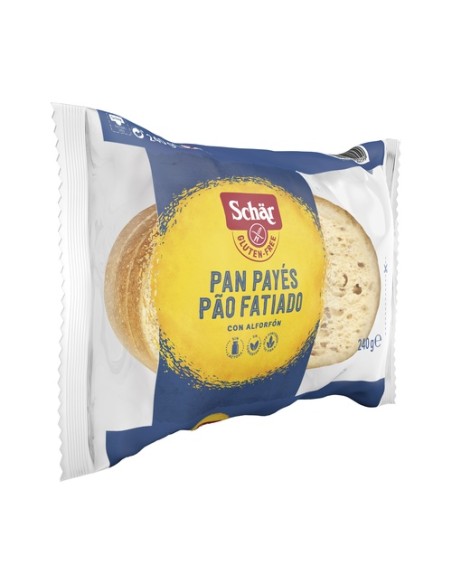 Pan de payés sin gluten 240 g Schär