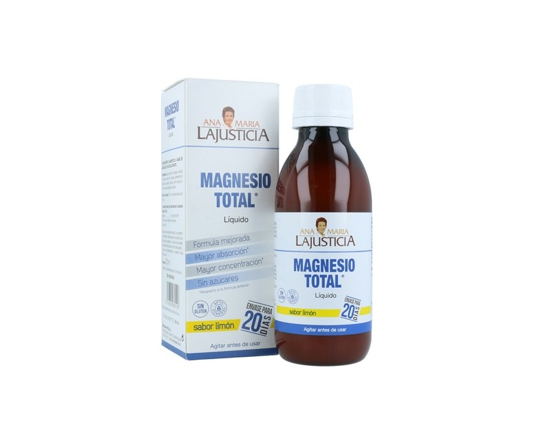 Magnesio Total Líquido 200 ml (Limón) Ana Maria Lajusticia