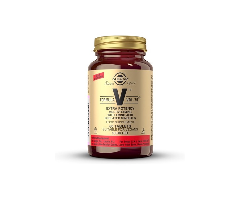 Formula Vm 75 (1 al día) 60 comprimidos Solgar