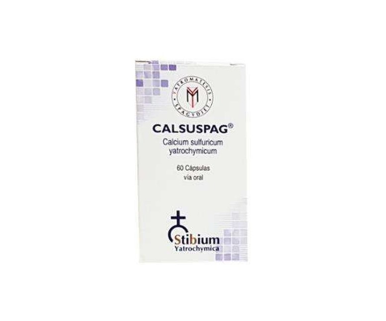 Calsuspag Calcium Sulfuricum 60 cápsulas Heliosar