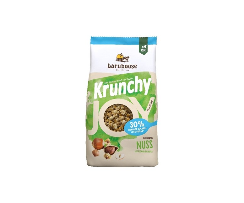 Muesli Krunchy Joy Avellanas 375 g Barnhouse