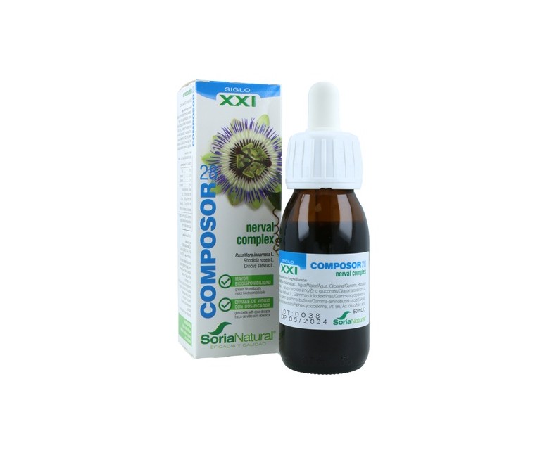 Composor 28 Nerval Complex Fórmula XXI 50 ml Soria Natural