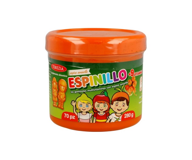 Espinillo: las gominolas multivitaminas con espino amarillo 70 gominolas Terezia Company