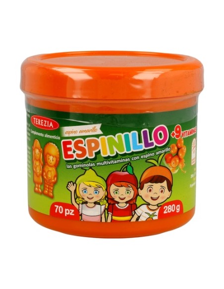 Espinillo: las gominolas multivitaminas con espino amarillo 70 gominolas Terezia Company