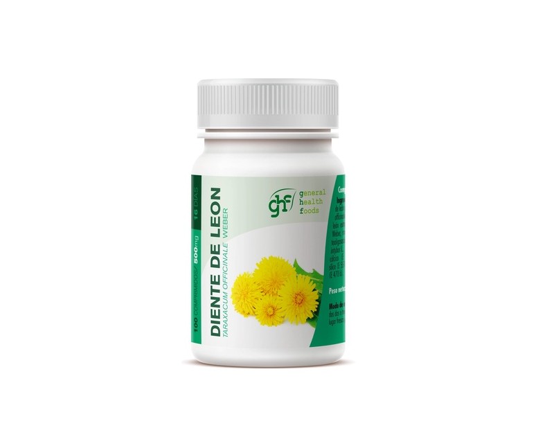 Diente de león acción diurética 100 comprimidos de 500mg GHF