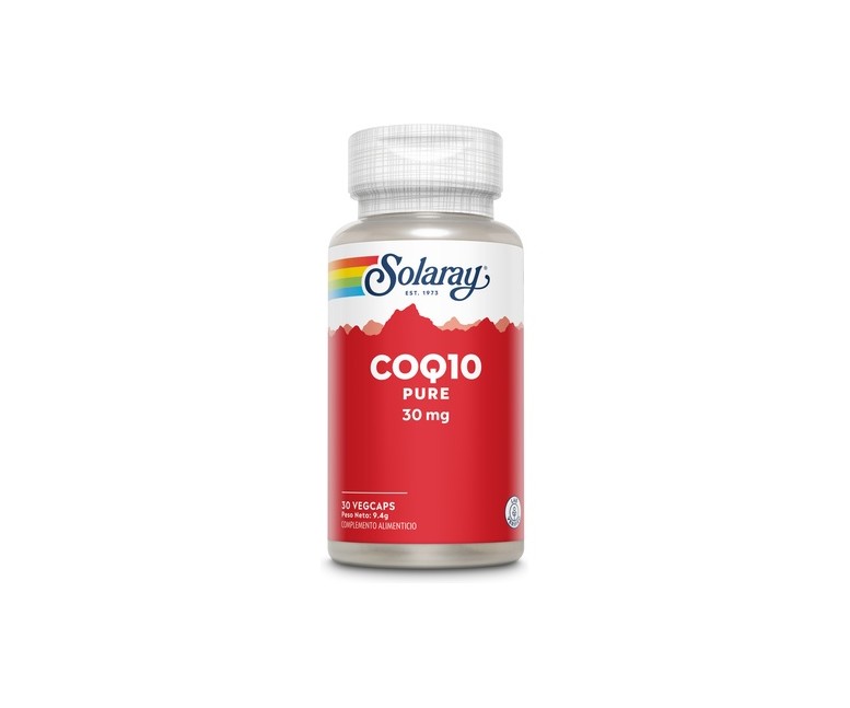 Q10 Coenzima Pure 30 cápsulas (30mg) Solaray