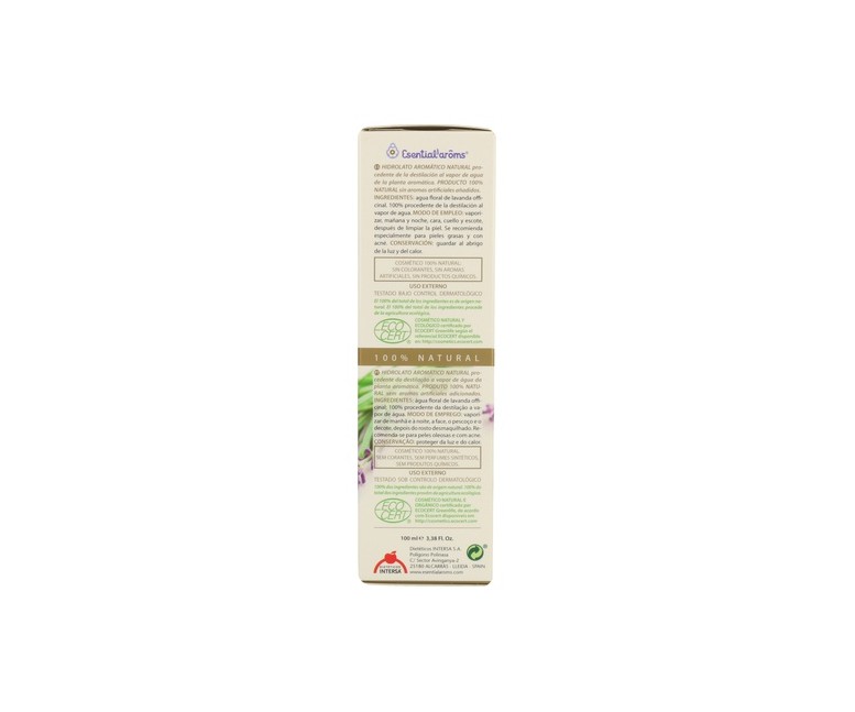 Agua floral lavanda 100 ml Esential Aroms