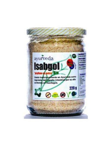 Isabgol Polvo Bio 220 g Ayurveda