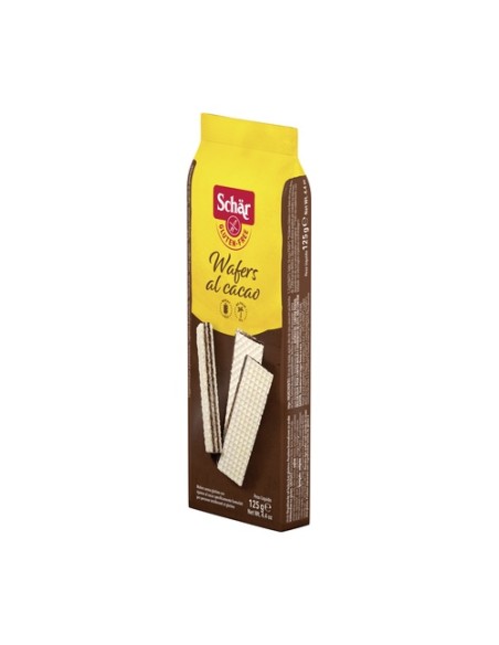 Wafers al cacao sin gluten 125 g Schär