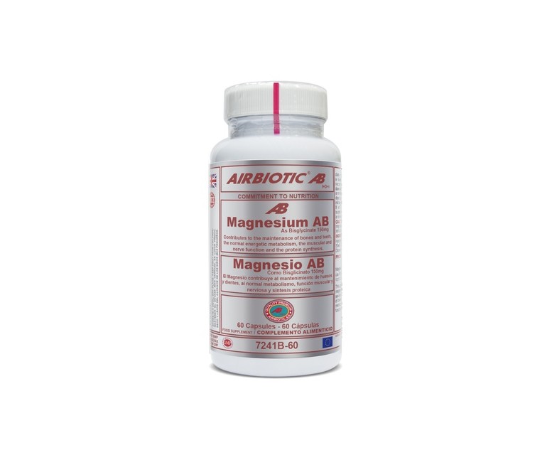 Magnesio AB 60 cápsulas (150mg) Airbiotic