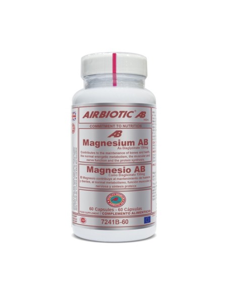 Magnesio AB 60 cápsulas (150mg) Airbiotic