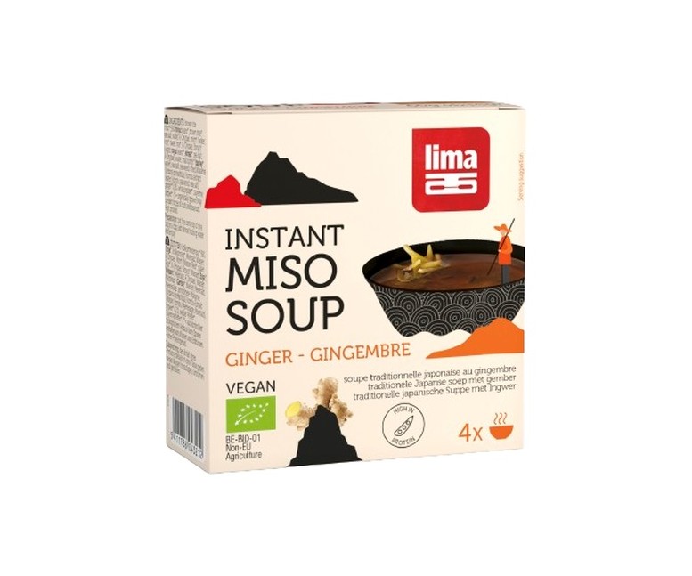 Sopa Miso Jengibre 4 unidades de 15g Lima