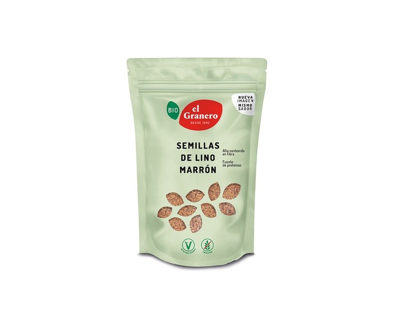Semillas de lino marrón bio 400 g El Granero Integral