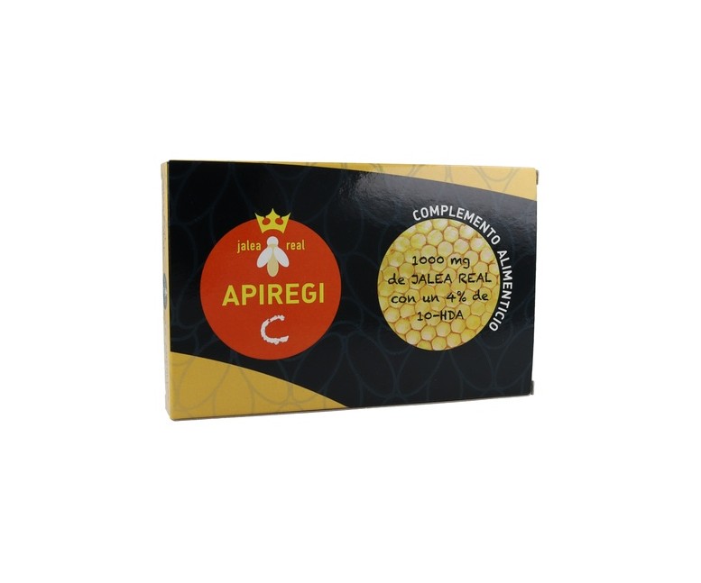 Apiregi C Jalea Real 10 ampollas de 5ml Apiregi