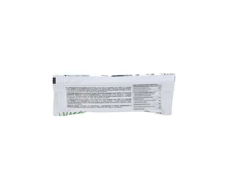 Lifebar (Sabor Coco) 1 barrita de 40g (Coco) Lifefood