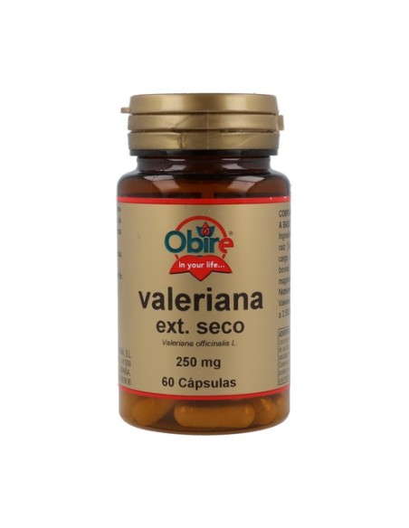 Valeriana 60 cápsulas Obire