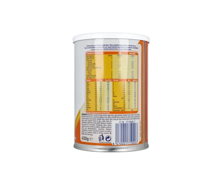 Meritene Extra Vainilla 450 g MERITENE