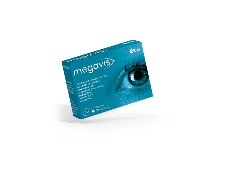 Megavis apoyo ocular 30 cápsulas de 550mg Science & Health SBD