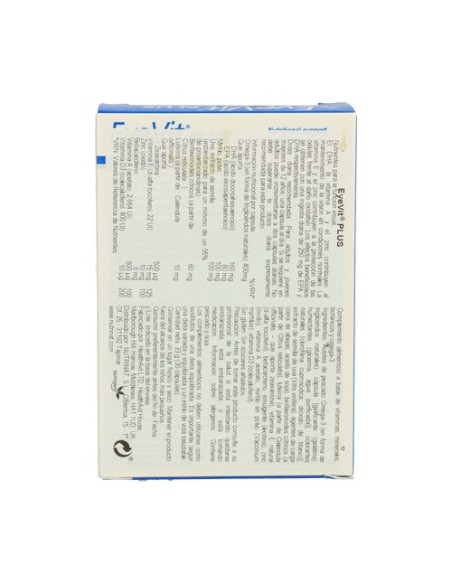 Eyevit Plus 30 cápsulas Health Aid