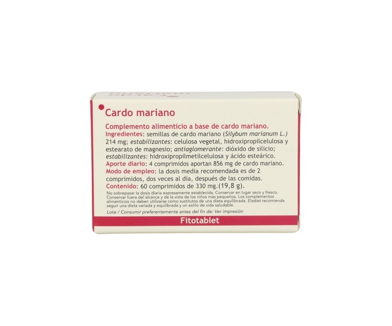 Cardo Mariano 60 comprimidos Eladiet