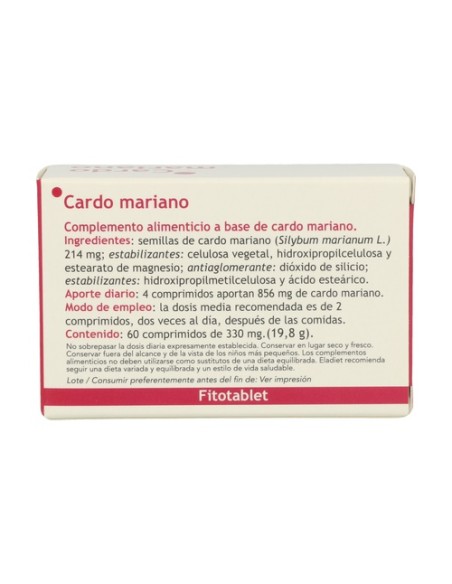 Cardo Mariano 60 comprimidos Eladiet
