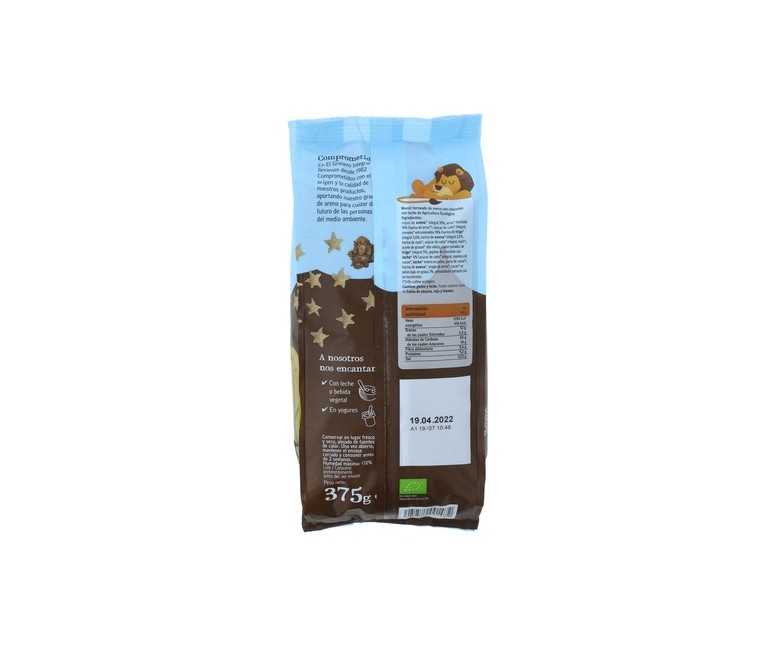 Estrellitas choco 375 g El Granero Integral