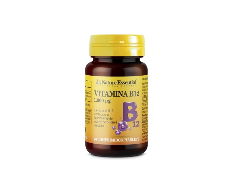 Vitamina B12 1000mcg 60 comprimidos Nature essential