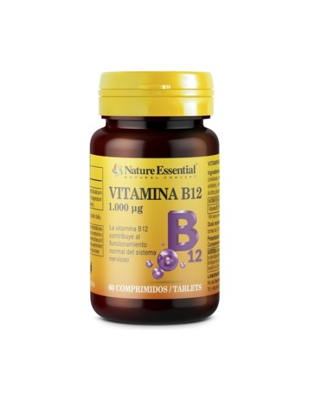 Vitamina B12 1000mcg 60 comprimidos Nature essential