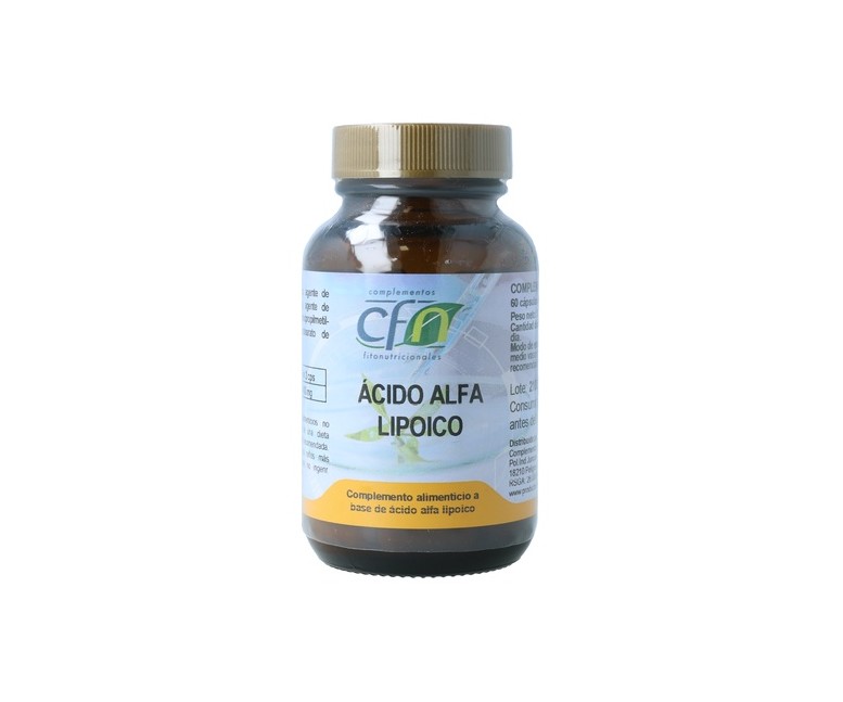 Ácido alfa lipoico 60 cápsulas de 500mg Cfn