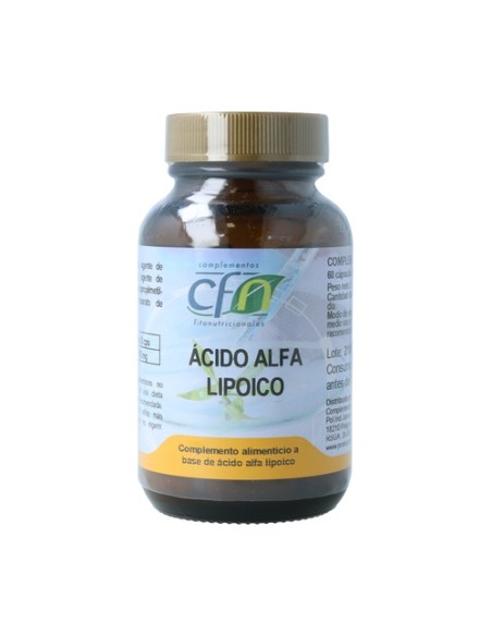 Ácido alfa lipoico 60 cápsulas de 500mg Cfn