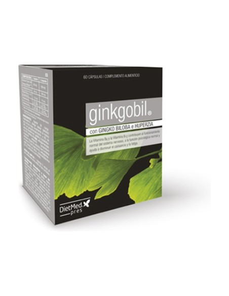Ginkgobil con Ginkgo Biloba 60 cápsulas Dietmed